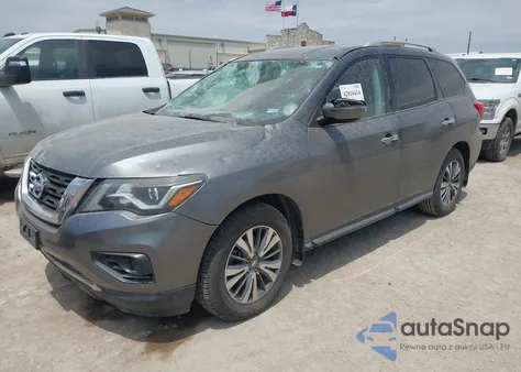 2017 Nissan Pathfinder S z USA, uszkodzony, nr VIN 5N1DR2MN4HC622941